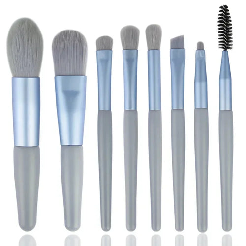  8Pcs Soft Bristle Makeup Brush Set cashymart