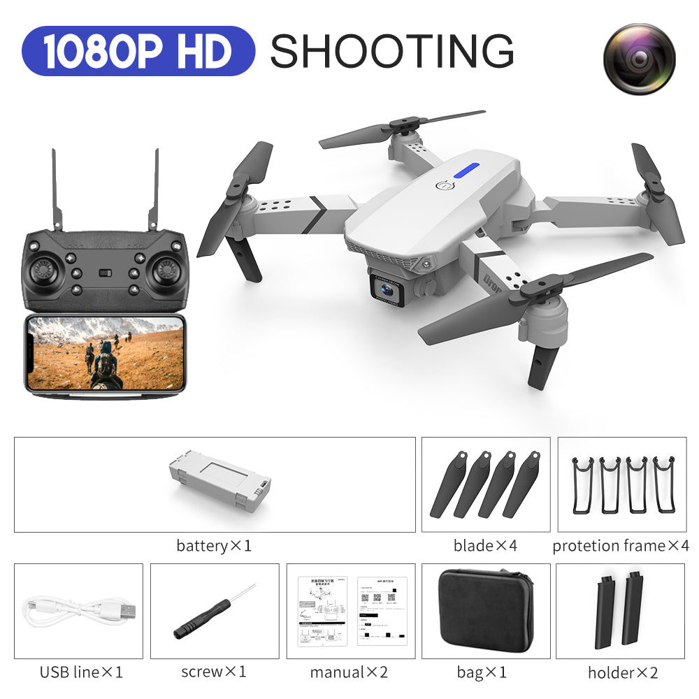  E88 Foldable Quadcopter with Dual Camera cashymart