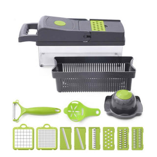  Pressed 14-piece Vegetable Cutter Kit cashymart