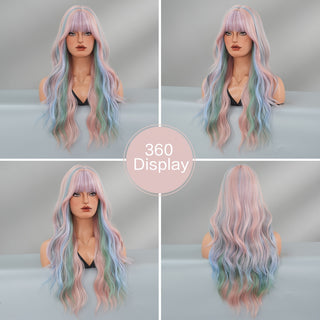  7JHH WIGS Enchanting Fantasy Long Wavy Wig cashymart