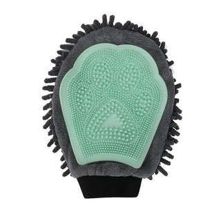  Dual-Sided Pet Bathing Brush and Grooming Glove cashymart