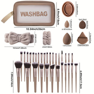  55-Piece Makeup Brush Collection cashymart