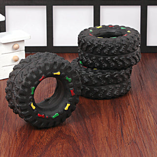  Vocalizing Dog Toy with Small Tire Design cashymart