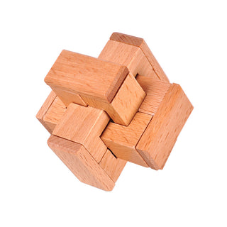  Wooden Brain Teaser Puzzle for Senior Intellectual Development cashymart