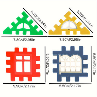  Vibrant Interlocking STEM Building Blocks cashymart