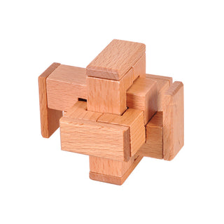  Wooden Brain Teaser Puzzle for Senior Intellectual Development cashymart