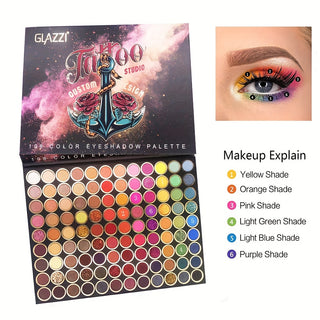  108 Colors Waterproof Eyeshadow Palette cashymart