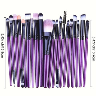  20-Piece Professional Makeup Brush Set cashymart