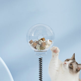  Feline Frenzy Interactive Treat Dispenser Ball cashymart