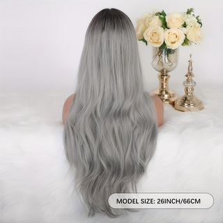  Silver Gray Lace-less Wig cashymart