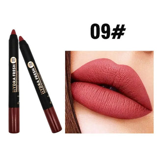 9-Color Matte Lipstick Pen cashymart