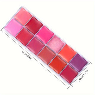  12-Color Lipstick Palette cashymart