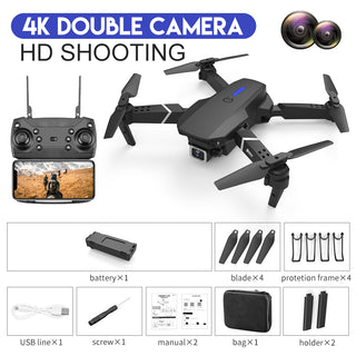  E88 Foldable Quadcopter with Dual Camera cashymart