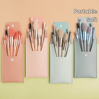  8-Piece Portable Makeup Brush Set cashymart