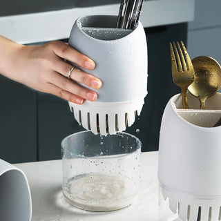  Nordic Self-Draining Utensil Holder cashymart