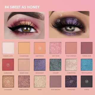  Honey Glitter Eyeshadow Palette cashymart