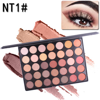  Shimmer Matte Eyeshadow Palette with 35 Shades cashymart