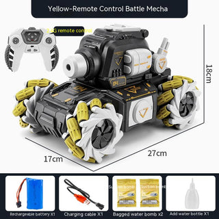  24g Remote Control Tank with Water Bomb Launcher cashymart