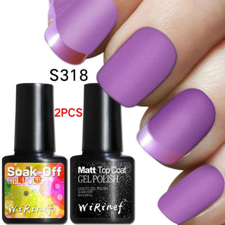  Frosted Seal Nail Gel Polish cashymart