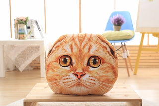  Cuddly Cat-Shaped Car Cushion and Nap Pillow cashymart