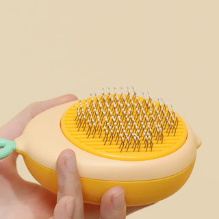  Lemon-Shaped Pet Grooming Comb cashymart