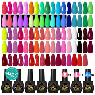  48PCS Gel Nail Polish Set cashymart