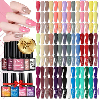  46 PCS Gel Nail Polish Set cashymart