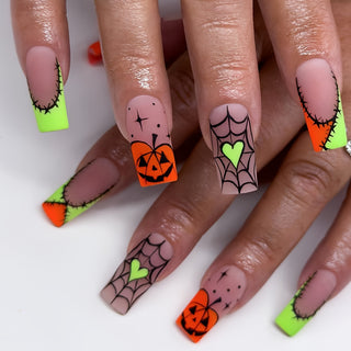  Spooky Chic Halloween Press-On Nails Set cashymart