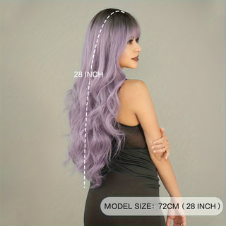  Ombre Purple Party Wig cashymart