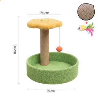  Cat Scratcher with Sisal Winding and Hemp Surface cashymart