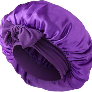  Elegant Satin Bow Elastic Nightcap cashymart