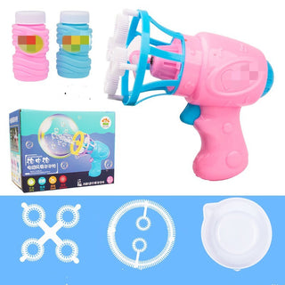  Automatic Children's Electric Fan Bubble Gun cashymart