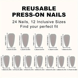  Snowflake & Rhinestone Press-On Nails cashymart