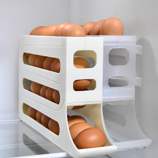  Refrigerator 4-Layer Automatic Egg Roller Sliding Tray cashymart