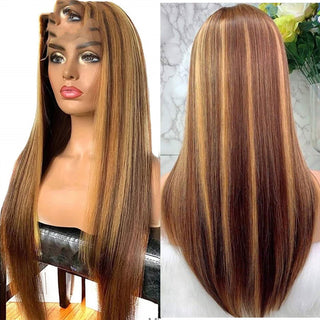  Medium Straight Gradient Colored Wig cashymart