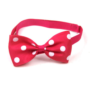  Polka Dot Bow Webbing Pet Accessories cashymart