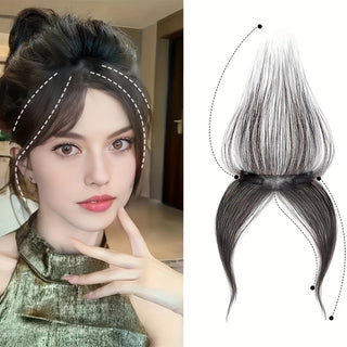  100% Human Hair Clip In Bangs Extensions cashymart