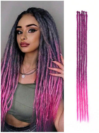  24 Inch Ombre Synthetic Dreadlock Extensions cashymart