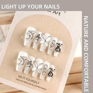  Advanced Luxury Handmade Square Press-On Nails cashymart