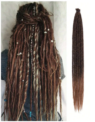  24 Inch Ombre Synthetic Dreadlock Extensions cashymart