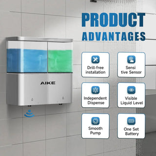  AIKE Shower Dispenser Touch-Free Wall Mount cashymart