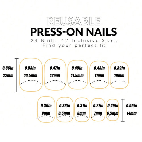  ARTAUG 24PCS Medium Pink Glitter Press On Nails cashymart