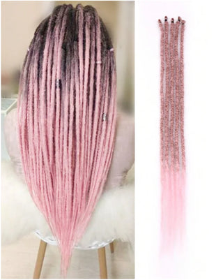  24 Inch Ombre Synthetic Dreadlock Extensions cashymart