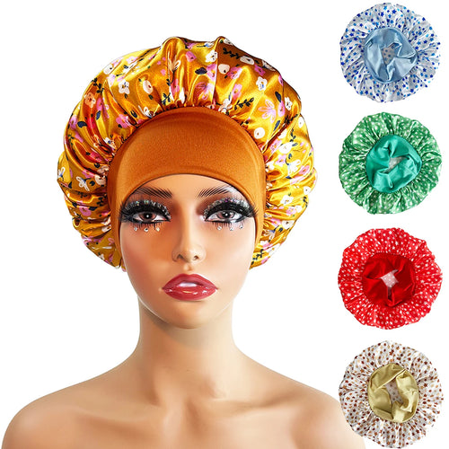  Adjustable Satin Sleep Bonnet cashymart