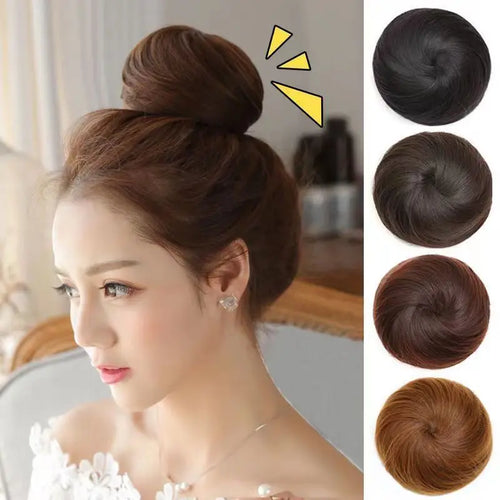  Adjustable Synthetic Hair Scrunchie Bun Extensions cashymart
