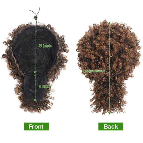  Afro Puff Kinky Curly Hair Ponytail Extension cashymart
