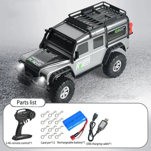  All-Terrain 1/10 Scale 4WD RC Climbing Car for Adventurous Fun cashymart