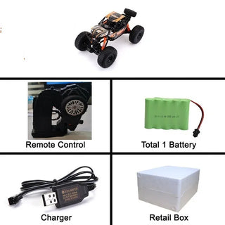  All-Terrain 1:14 RC Rock Crawler - Waterproof Remote Control Fun cashymart