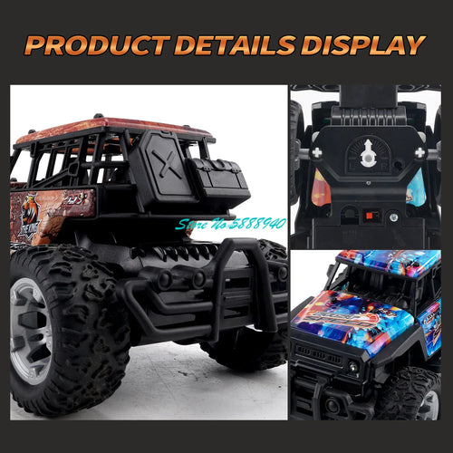  All-Terrain 1:20 RC Off-Road Truck with LED Lights & 4WD Fun cashymart