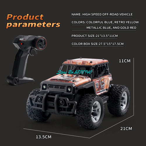  All-Terrain 1:20 RC Off-Road Truck with LED Lights & 4WD Fun cashymart